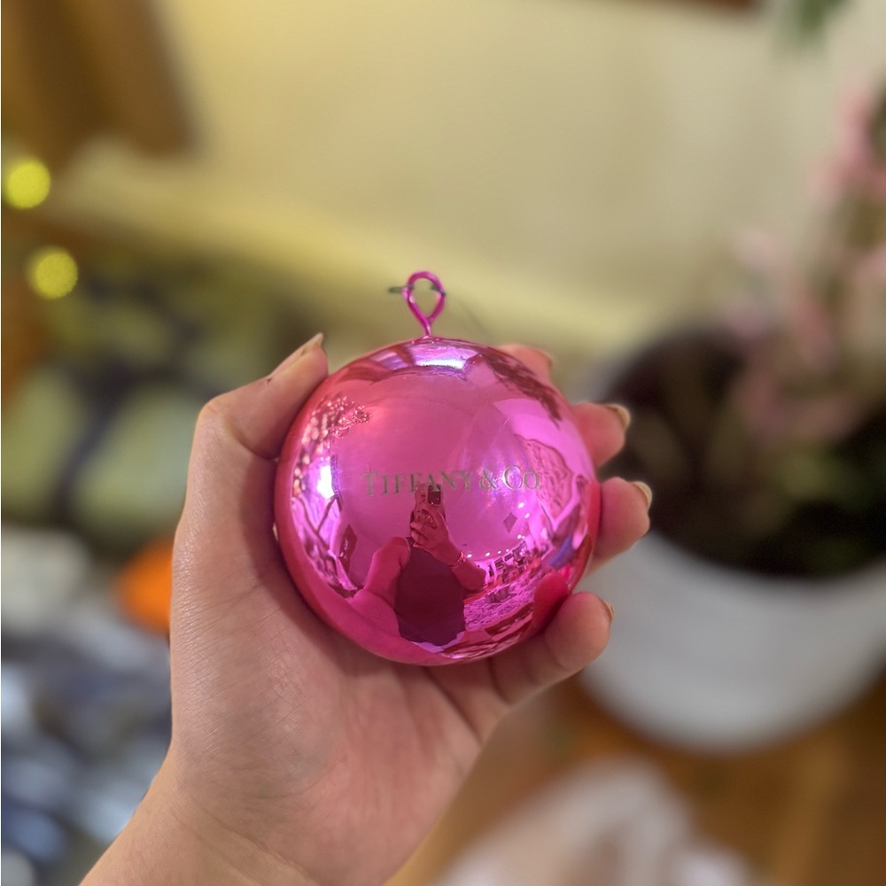Tiffany & Co. Pink Holiday Ornament Bauble